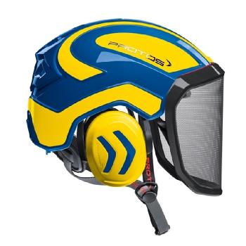 Pfanner Protos Arborist Helmet - Blue/Yellow